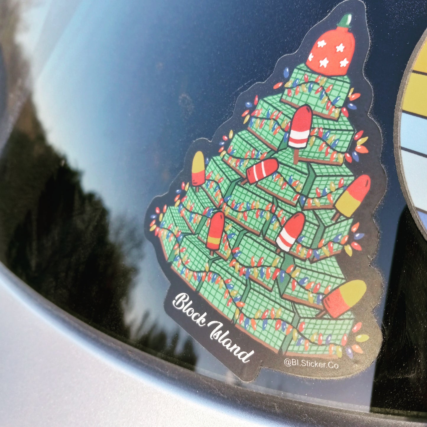 BI Lobster Pot Christmas Tree Sticker