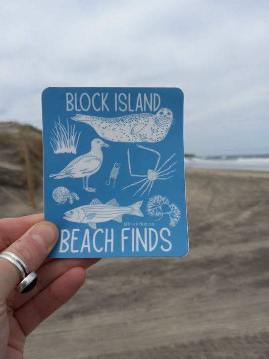 Beach Finds Sticker