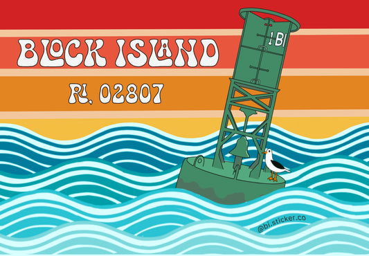 Green bouy sticker
